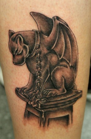 Tattoos - Angel Caban - Gargoyle dog